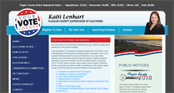 Desktop Screenshot of flaglerelections.com